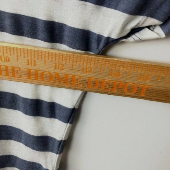 Dickies Girl Striped T Shirt Pocket Tee Basic Modern USA Trendy Cotton Womens XS - Picture 6 of 7